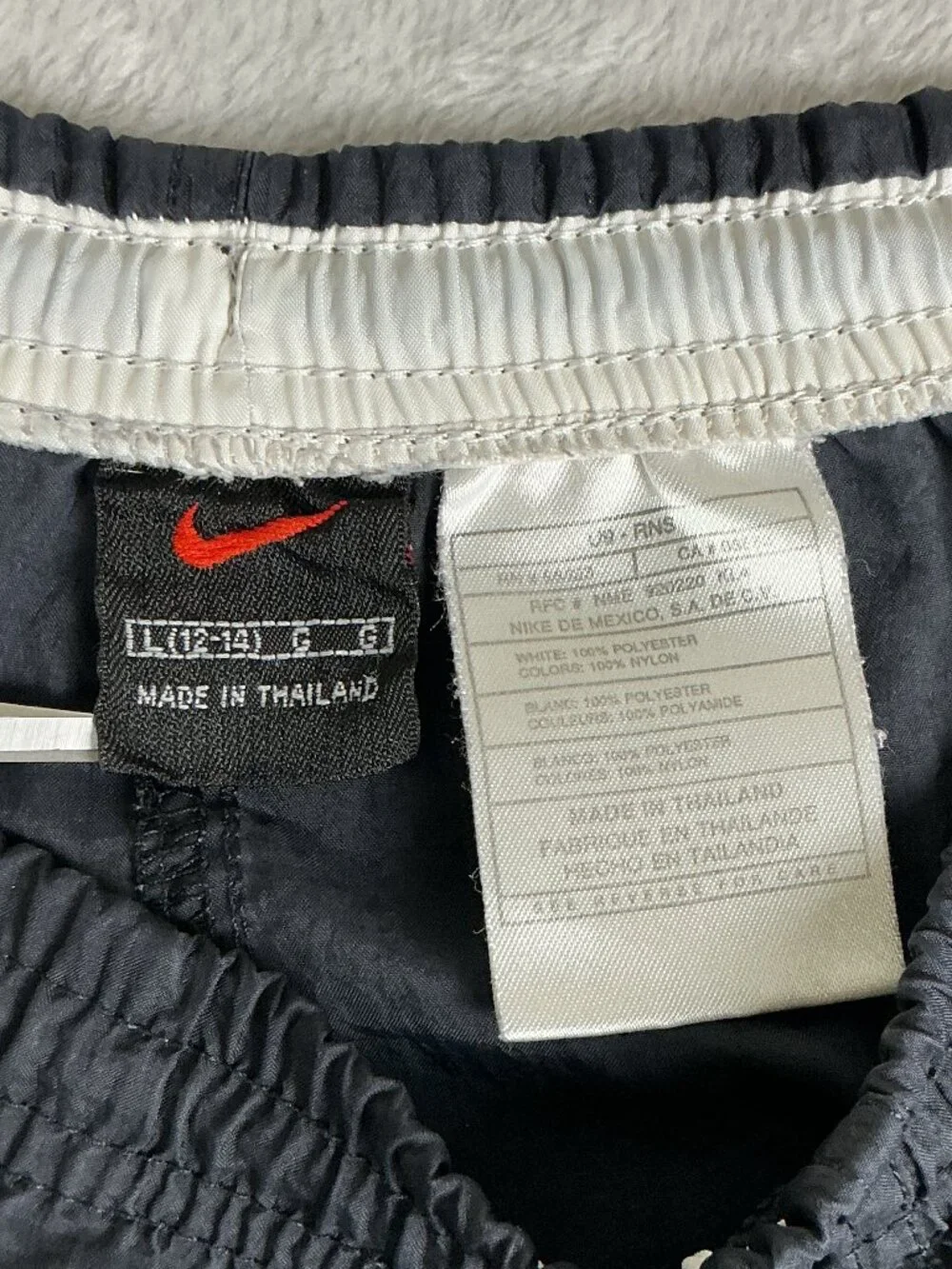 Nike Shorts Women's Large Black Lined Drawstring Waist Active Outdoor Running.